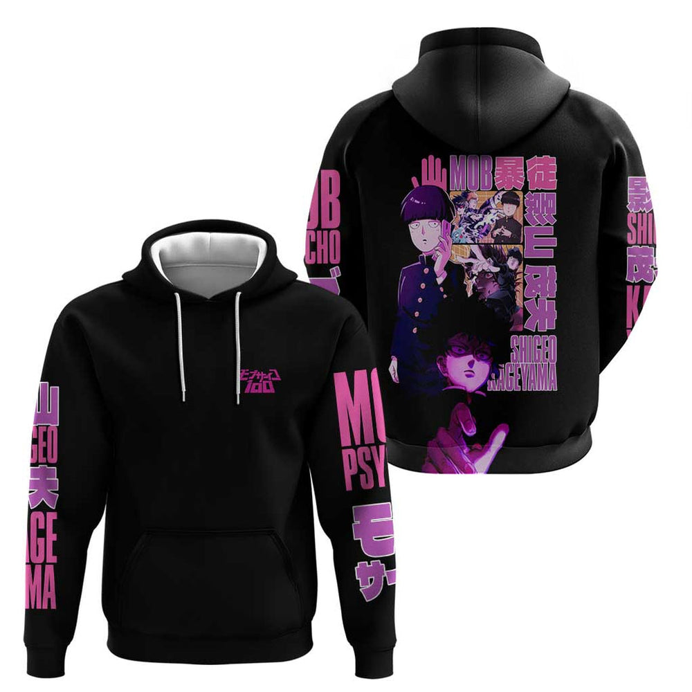 Shigeo Kageyama V3 Mob Psycho 100 Hoodie Anime Style Shigeo Kageyama V3 Mob Psycho 100 Hoodie Anime Style