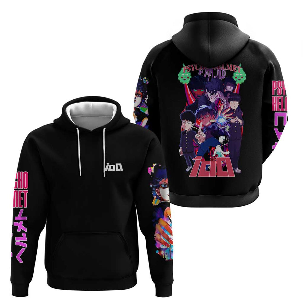 Shigeo Kageyama V4 Mob Psycho 100 Hoodie Japan Anime Style Shigeo Kageyama V4 Mob Psycho 100 Hoodie Japan Anime Style