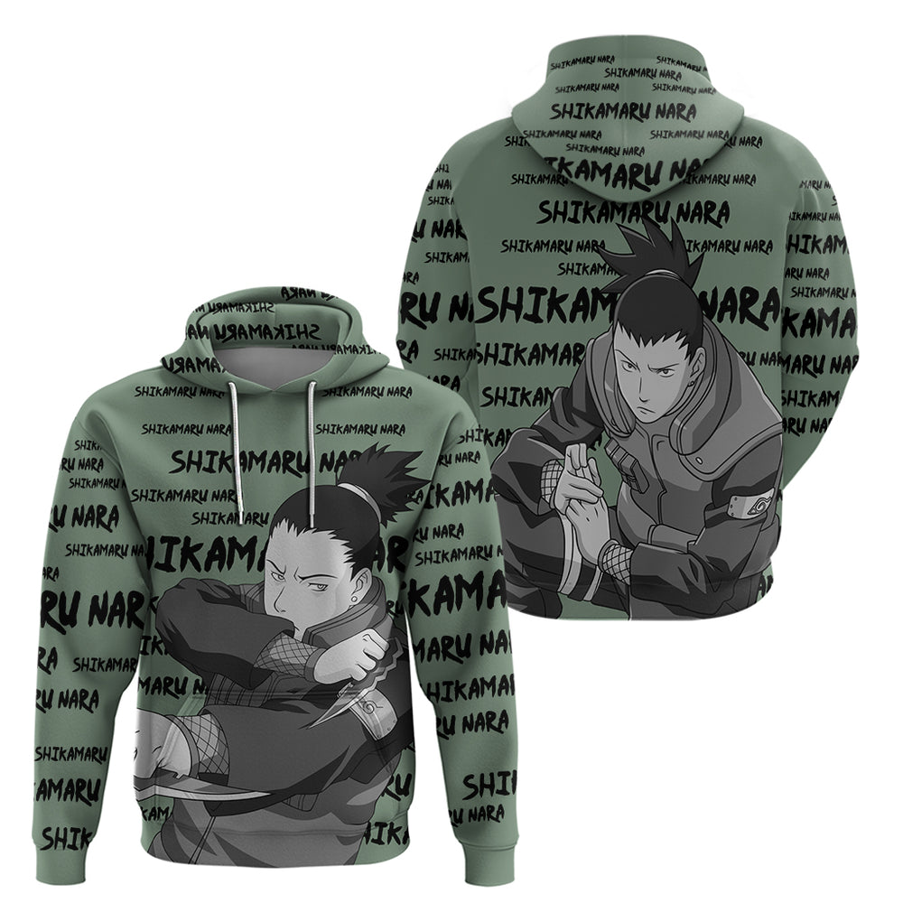 Shikamaru Nara - Style Manga Hoodie Shikamaru Nara - Style Manga Hoodie