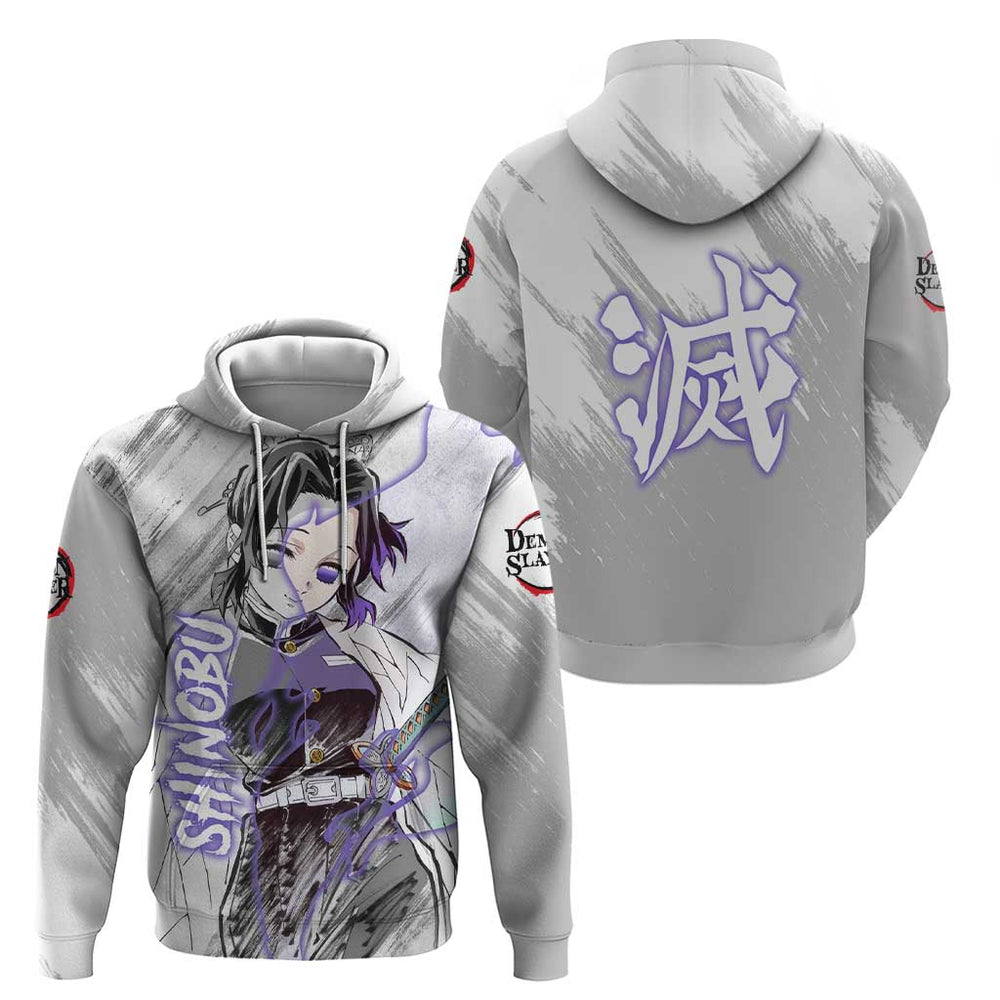 Shinobu Kochou - Semon Slayer Hoodie Anime Style Shinobu Kochou - Semon Slayer Hoodie Anime Style