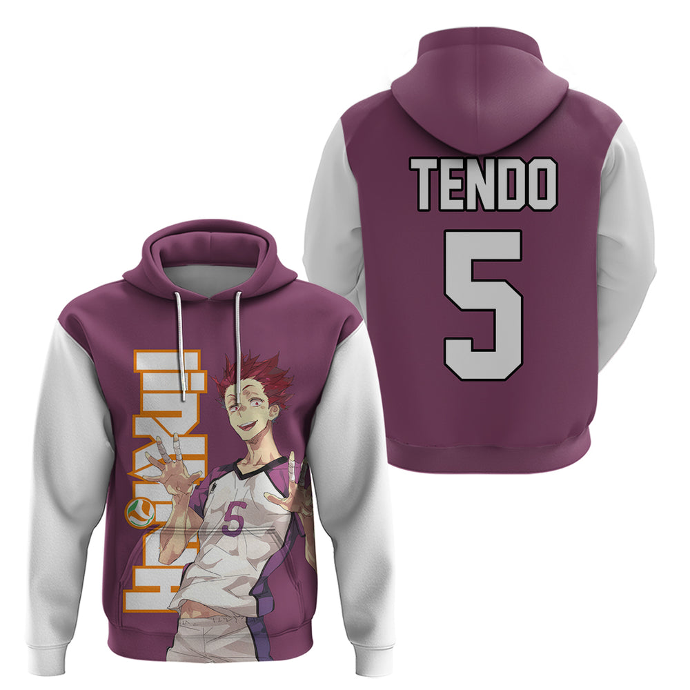 Shiratorizawa Satori Tendo Hoodie Haikyu Shiratorizawa Satori Tendo Hoodie Haikyu