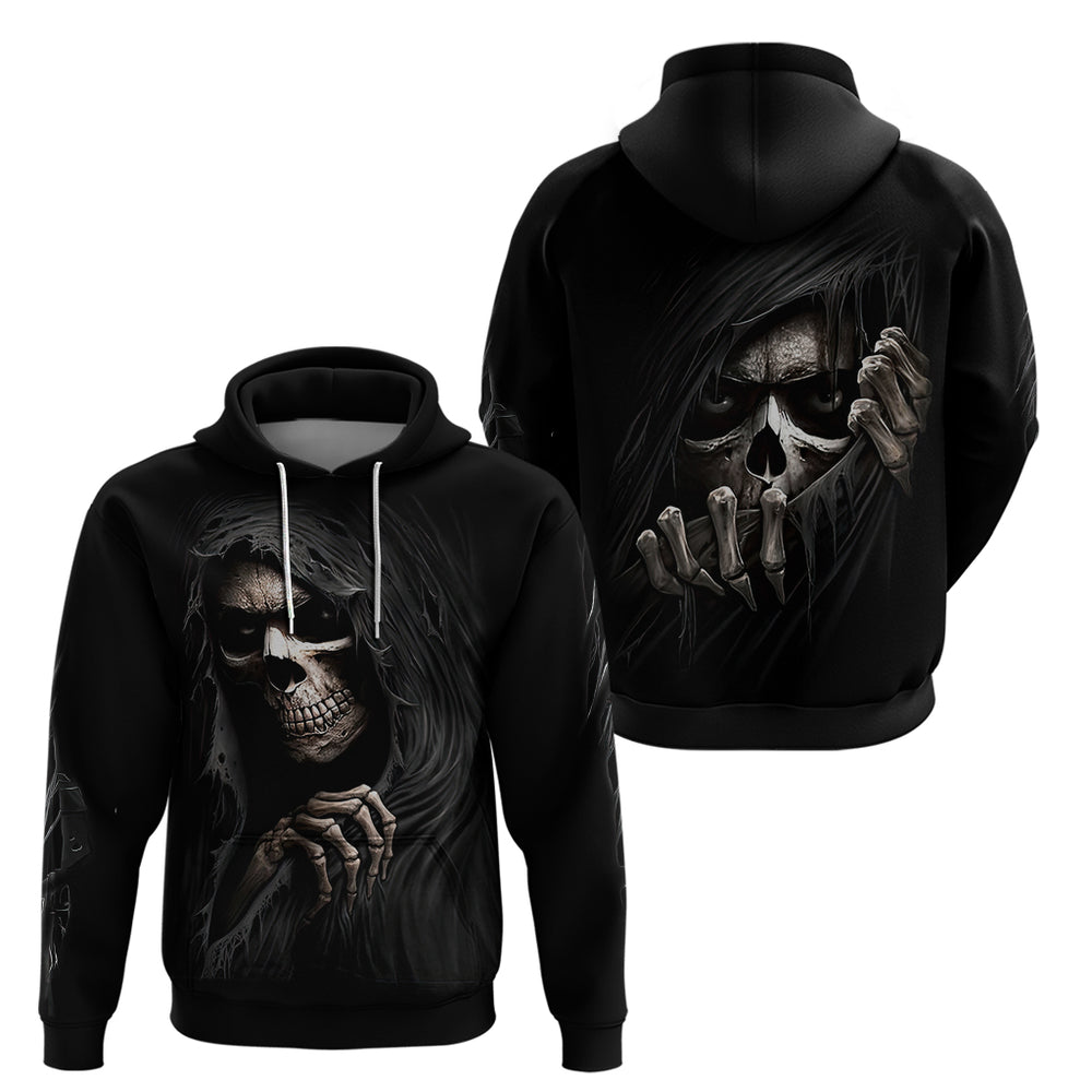 Skull Hoodie Evil Skeleton Look Inside DT01 Skull Hoodie Evil Skeleton Look Inside DT01