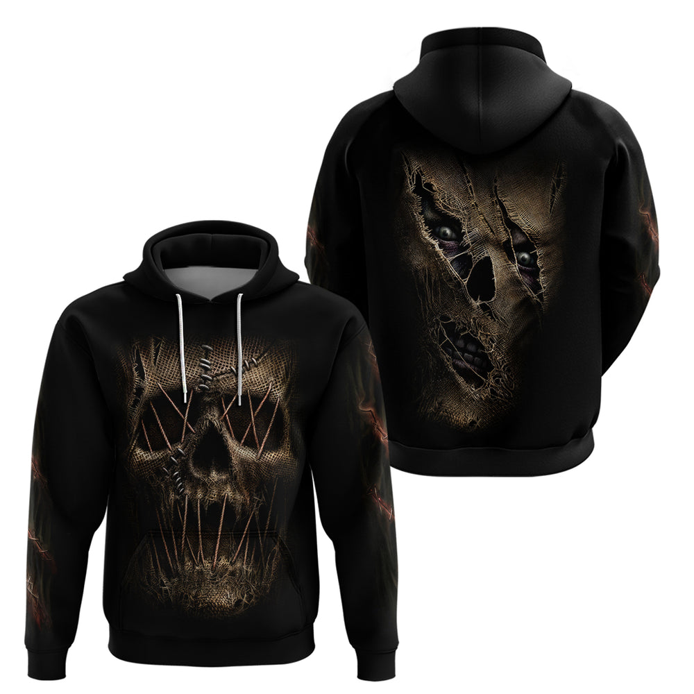 Skull Hoodie Mummy Face Inside DT01 Skull Hoodie Mummy Face Inside DT01