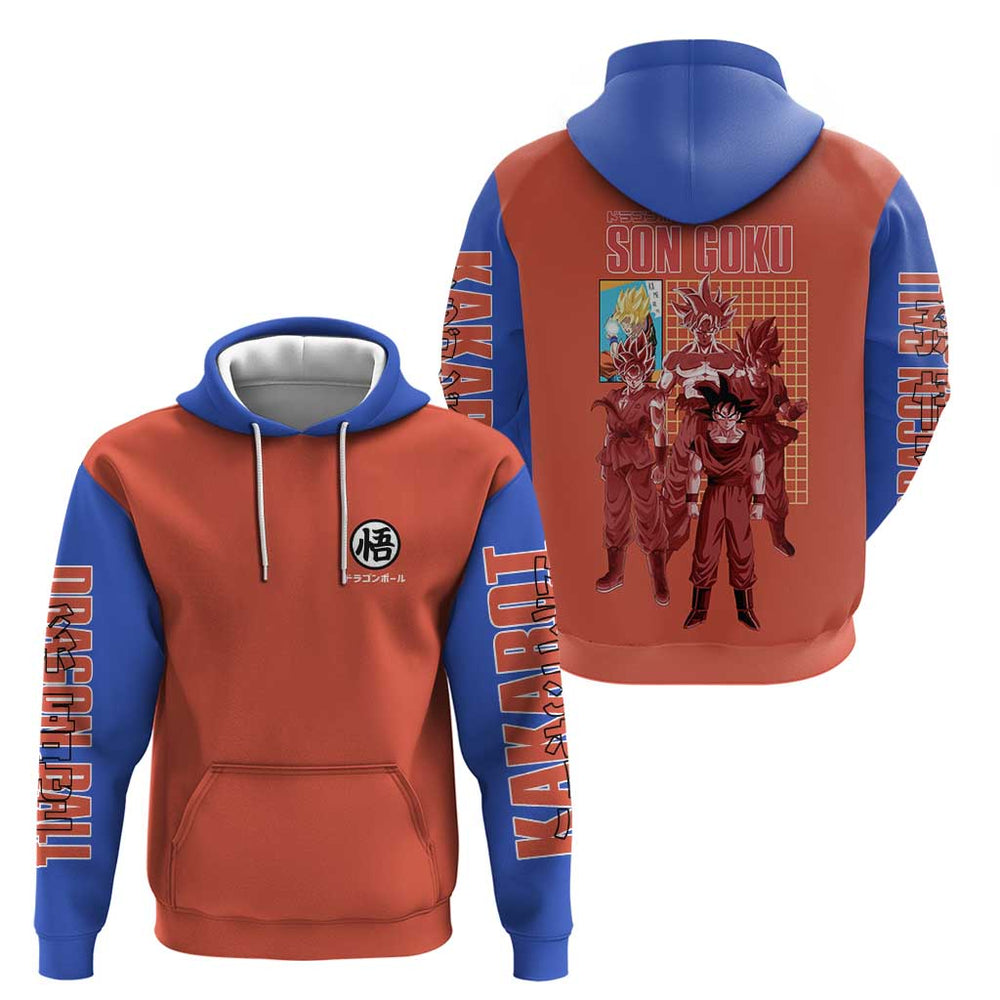 Son Goku Dragon Ball Z Hoodie Anime Style Son Goku Dragon Ball Z Hoodie Anime Style