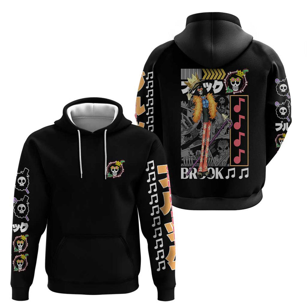 Brook - Straw Hat Team One Piece Hoodie Anime Style Brook - Straw Hat Team One Piece Hoodie Anime Style