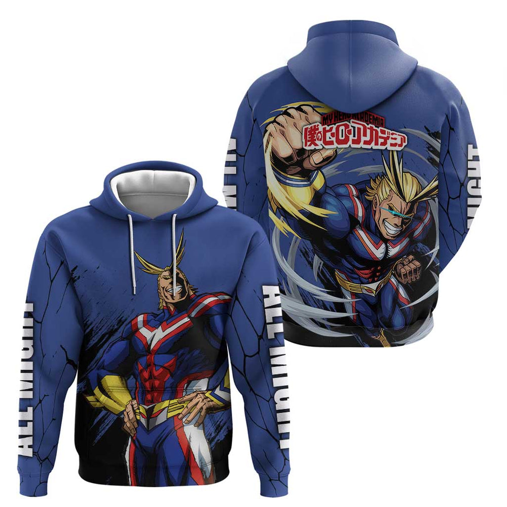 All Might - My Hero Academia Hoodie Anime Style All Might - My Hero Academia Hoodie Anime Style