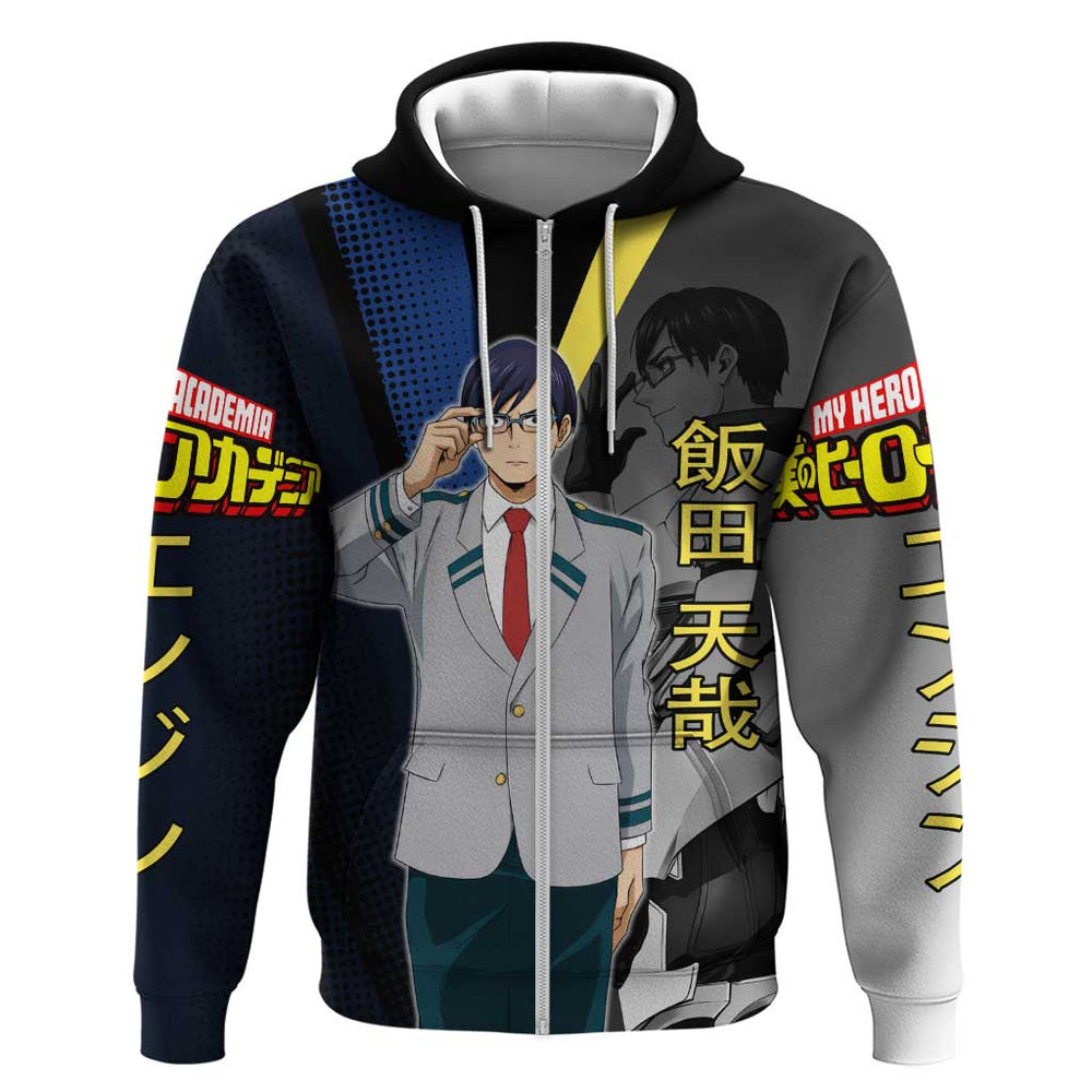 Tenya Iida Engine Hero Hoodie Japanese Comic Book Style Tenya Iida Engine Hero Hoodie Japanese Comic Book Style