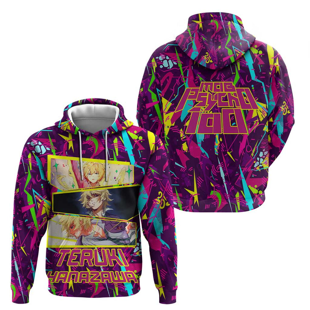 Teruki Hanazaw - Mob Psycho 100 Hoodie Anime Style Teruki Hanazaw - Mob Psycho 100 Hoodie Anime Style