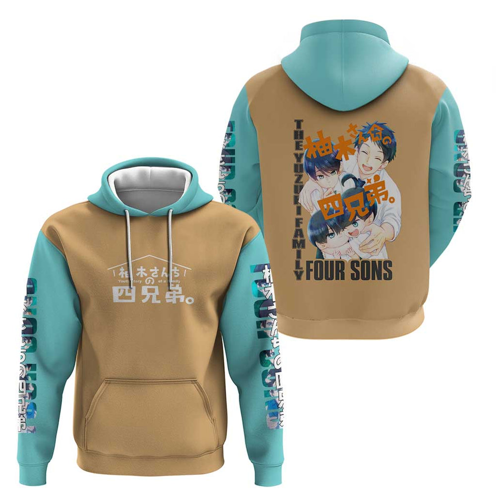 The Yuzuki Familys Four Sons Hoodie Japan Anime Style The Yuzuki Familys Four Sons Hoodie Japan Anime Style
