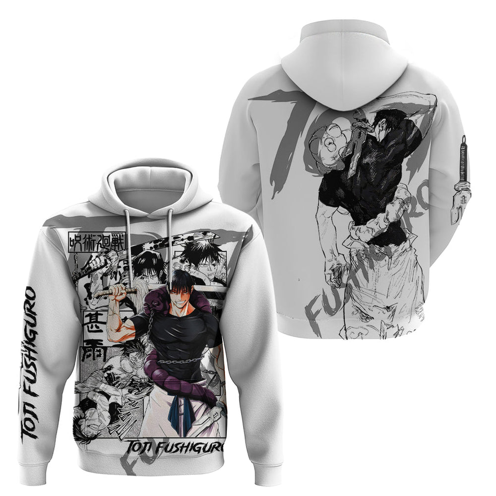 Toji Fushiguro - Jujutsu Kaisen Hoodie Anime Mix Manga Style Toji Fushiguro - Jujutsu Kaisen Hoodie Anime Mix Manga Style