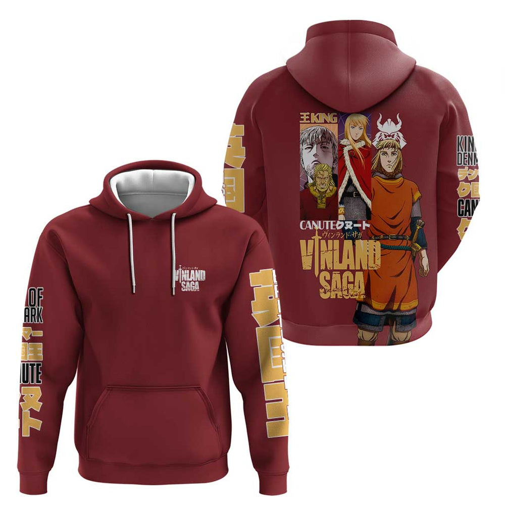 Canute Vinland Saga Hoodie Japan Anime Style Canute Vinland Saga Hoodie Japan Anime Style