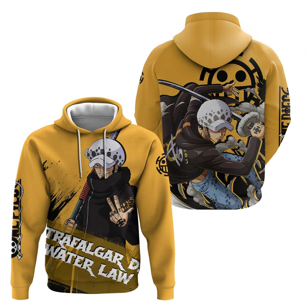 Trafalgar D. Water Law - One Piece Hoodie Anime Style Trafalgar D. Water Law - One Piece Hoodie Anime Style