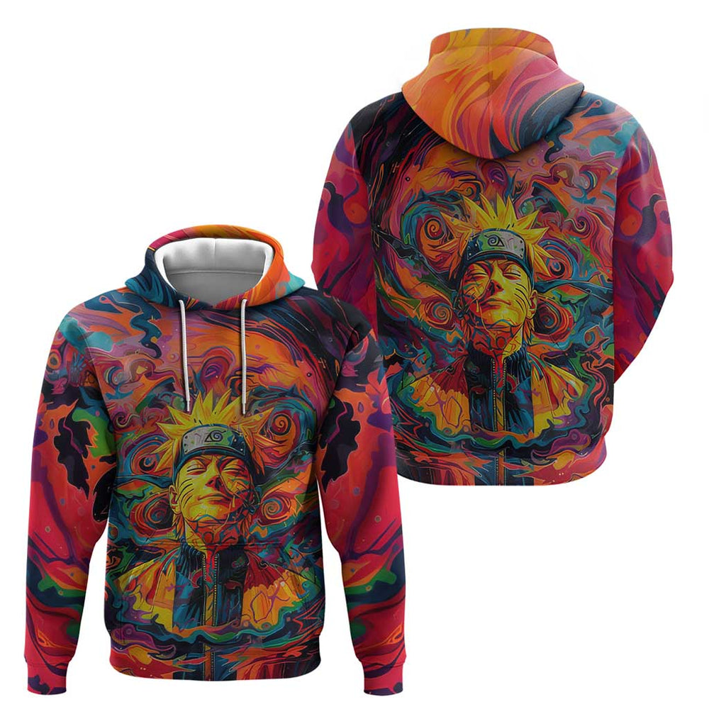 Trippy Naruto Hoodie Anime Mix Trippy Style Trippy Naruto Hoodie Anime Mix Trippy Style