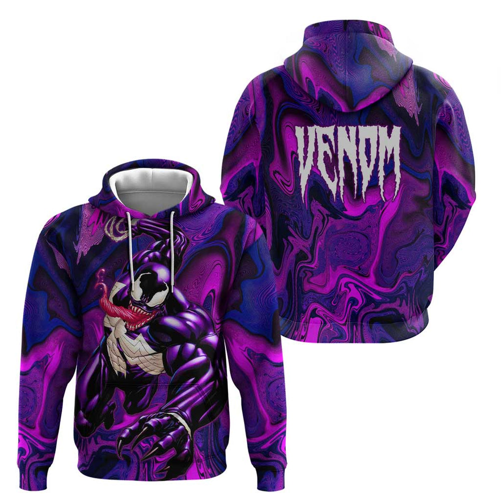 Trippy Venom Hoodie Comic Mix Galaxy Trippy Style Trippy Venom Hoodie Comic Mix Galaxy Trippy Style
