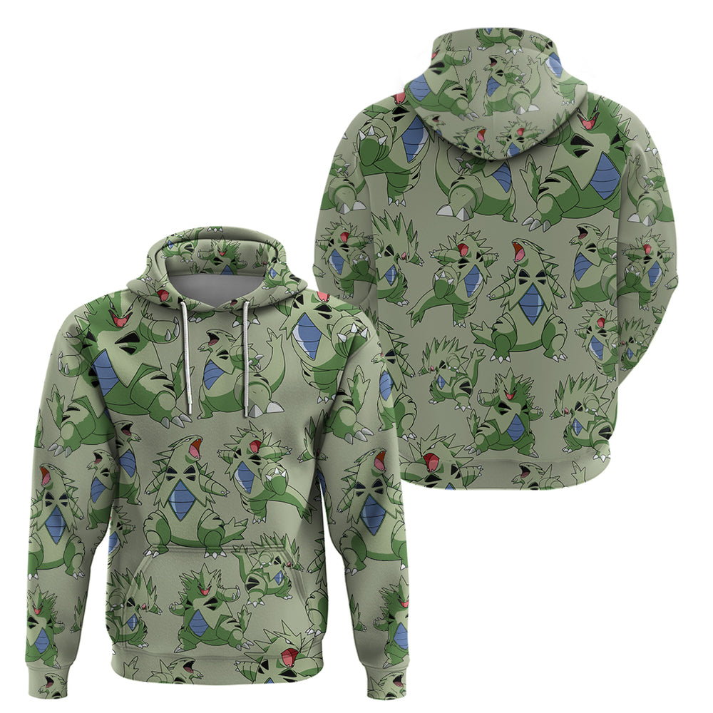 Tyranitar Pattern Style Hoodie Tyranitar Pattern Style Hoodie