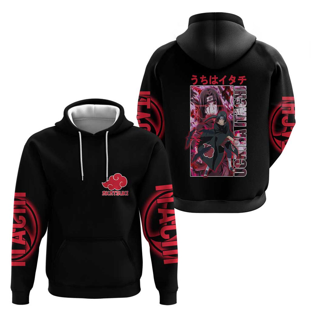 Uchiha Itachi Naruto Shippuden Hoodie Anime Style Uchiha Itachi Naruto Shippuden Hoodie Anime Style