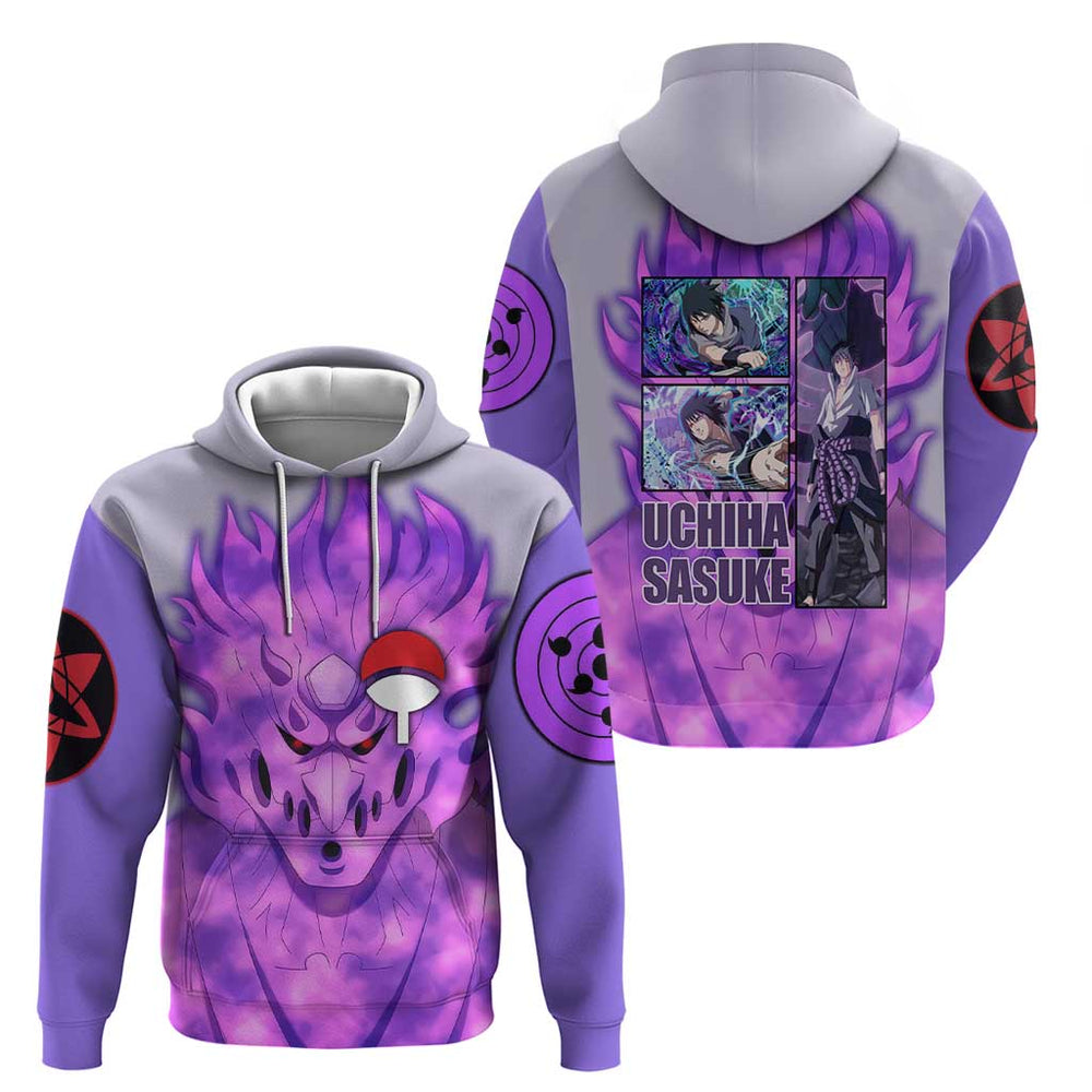 Uchiha Sasuke Naruto Shippuden Hoodie Anime Style Uchiha Sasuke Naruto Shippuden Hoodie Anime Style