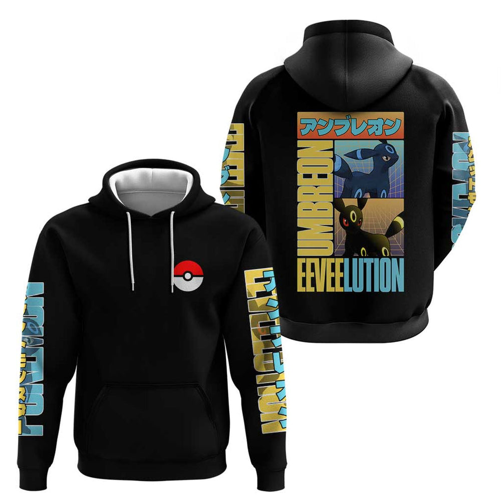 Umbreon Poke Hoodie Anime Style Umbreon Poke Hoodie Anime Style