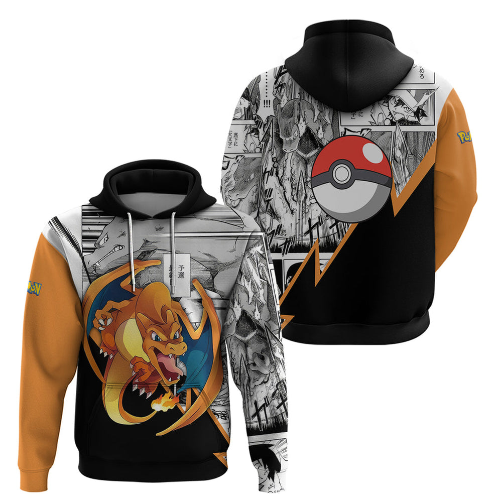 Charizard Mix Manga Hoodie Charizard Mix Manga Hoodie