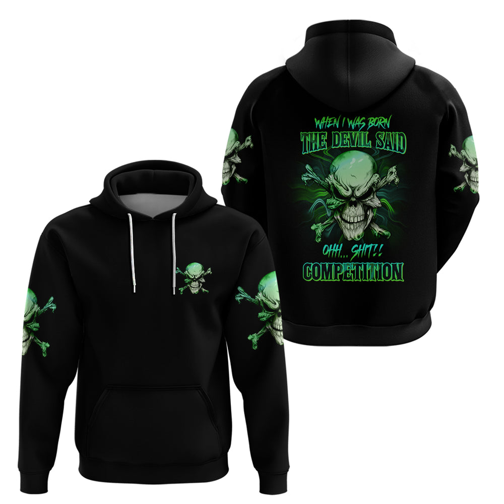When I Was Born Mad Skull Hoodie When I Was Born Mad Skull Hoodie