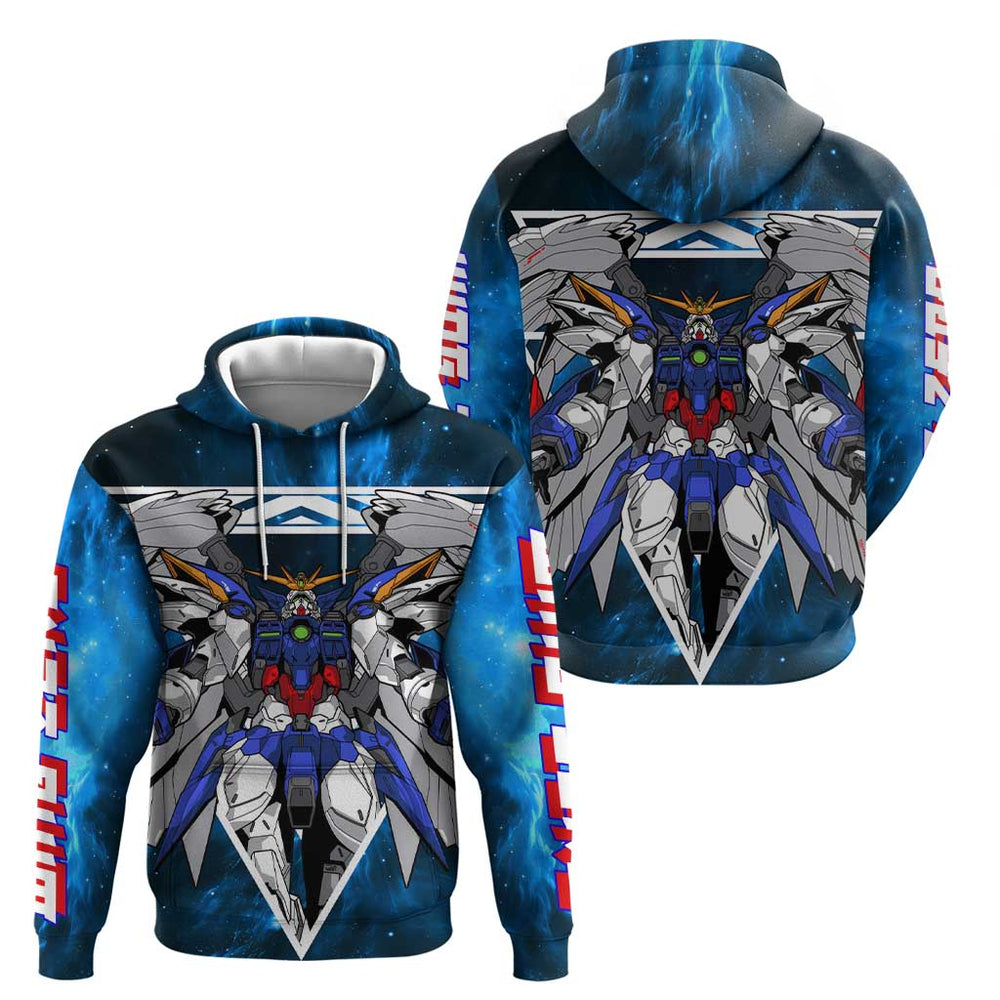 Wing Zero Gundam Hoodie Anime Style Wing Zero Gundam Hoodie Anime Style