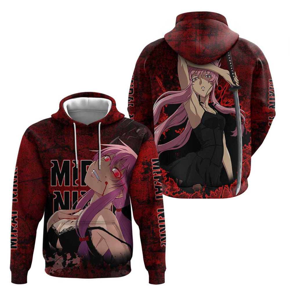 Yuno Gasai - Future Diary Hoodie Anime Style Yuno Gasai - Future Diary Hoodie Anime Style