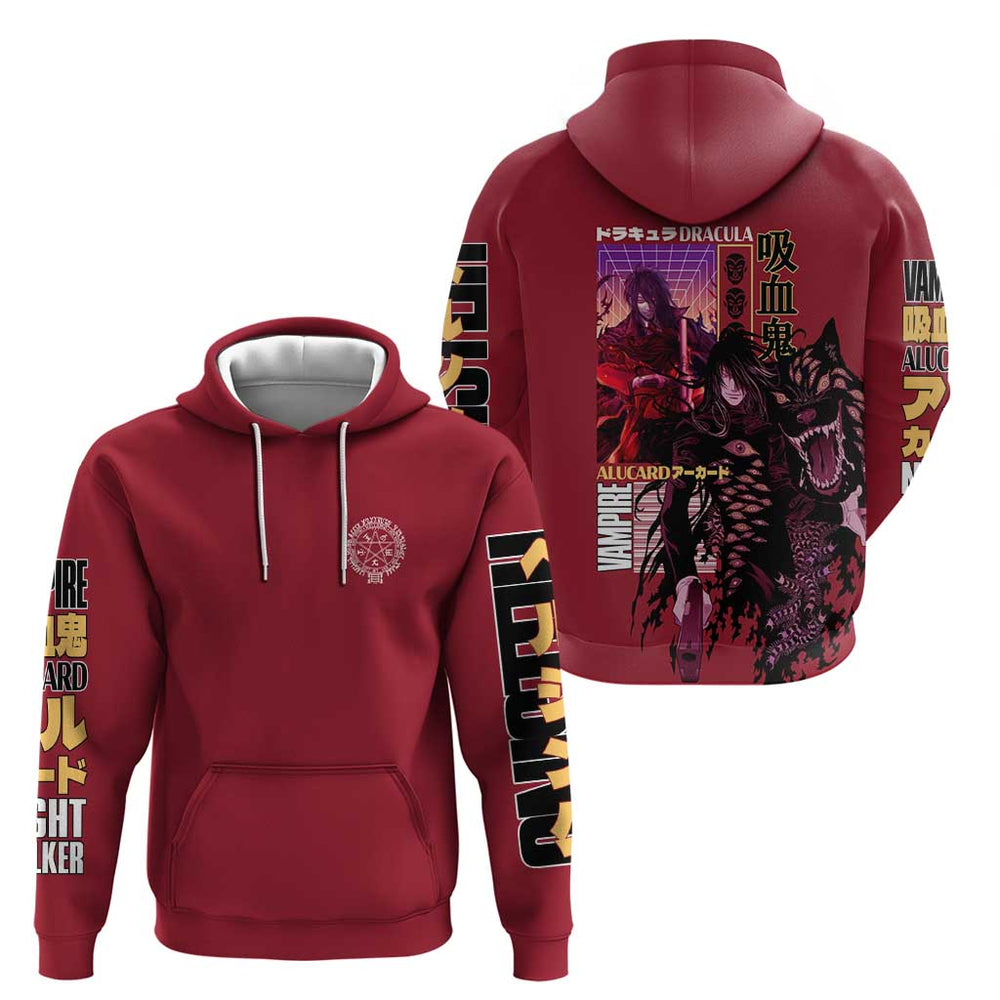 Alucard Hellsing Hoodie Anime Style Alucard Hellsing Hoodie Anime Style