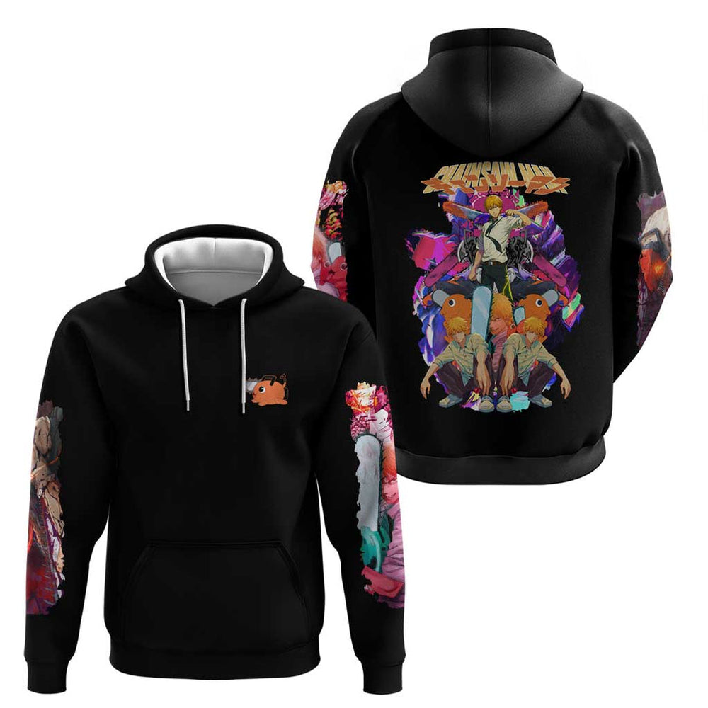 Denji V5 Chainsaw Man Hoodie Japan Anime Style Denji V5 Chainsaw Man Hoodie Japan Anime Style