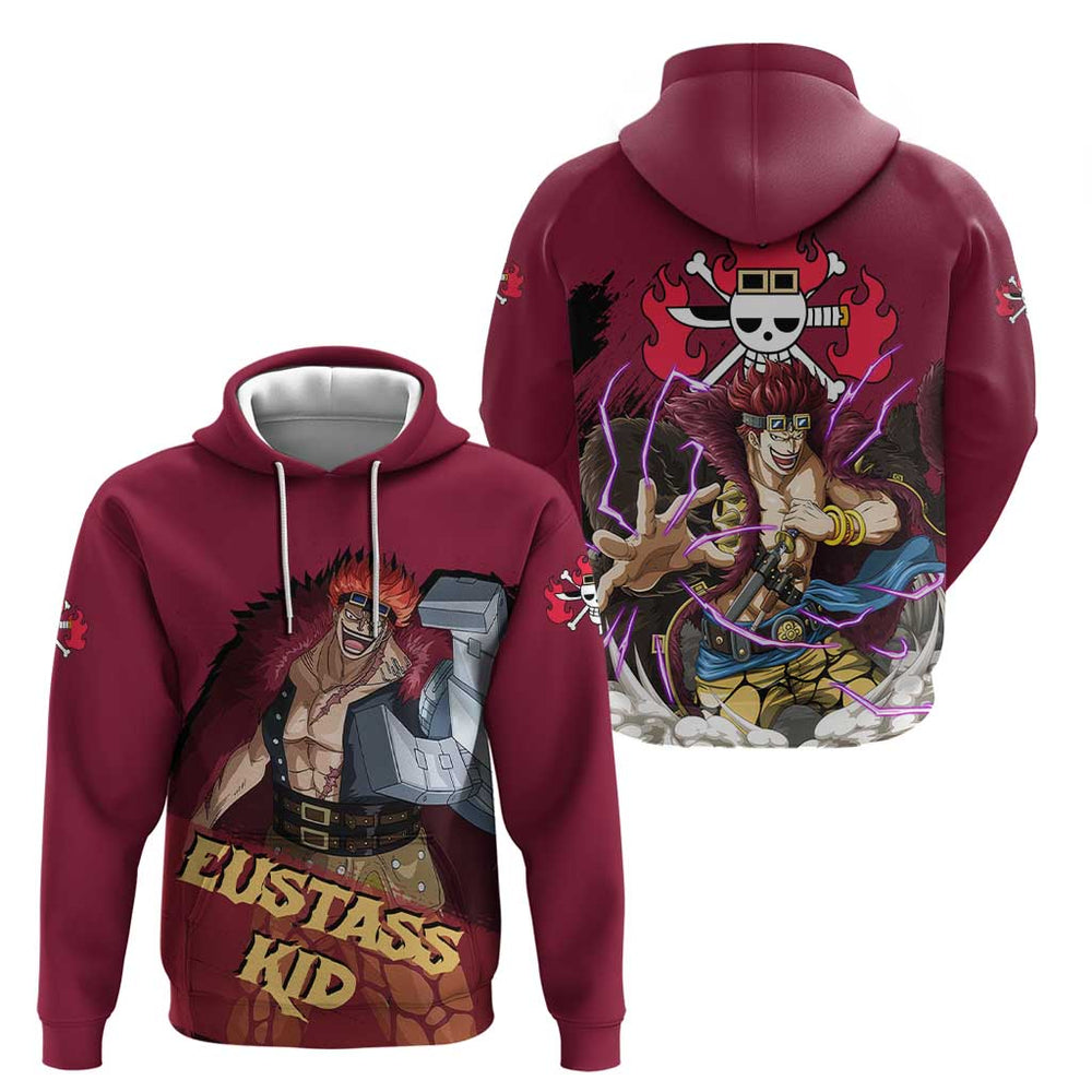Eustass Kid - One Piece Hoodie Anime Style Eustass Kid - One Piece Hoodie Anime Style