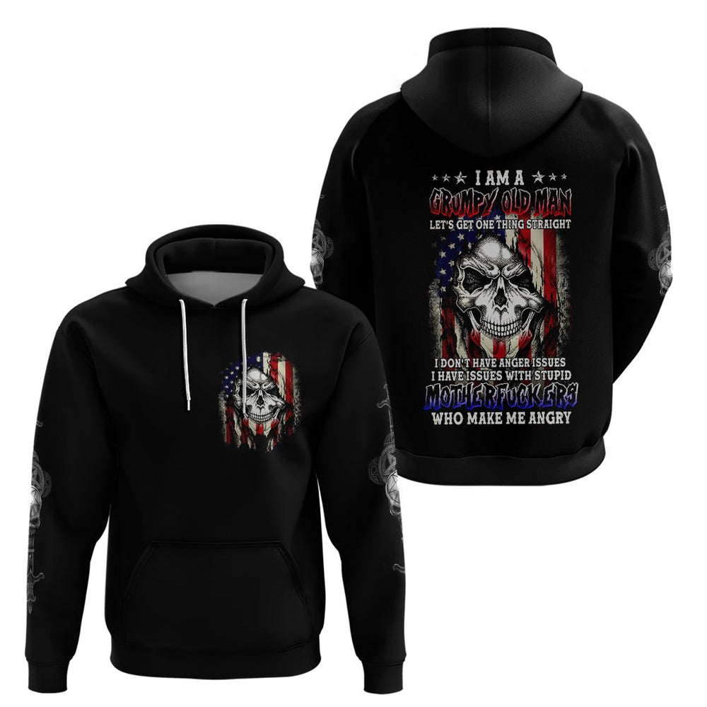 American Skull Hoodie Grumpy Old Man Motherfuckers Who Make Me Angry DT01 American Skull Hoodie Grumpy Old Man Motherfuckers Who Make Me Angry DT01