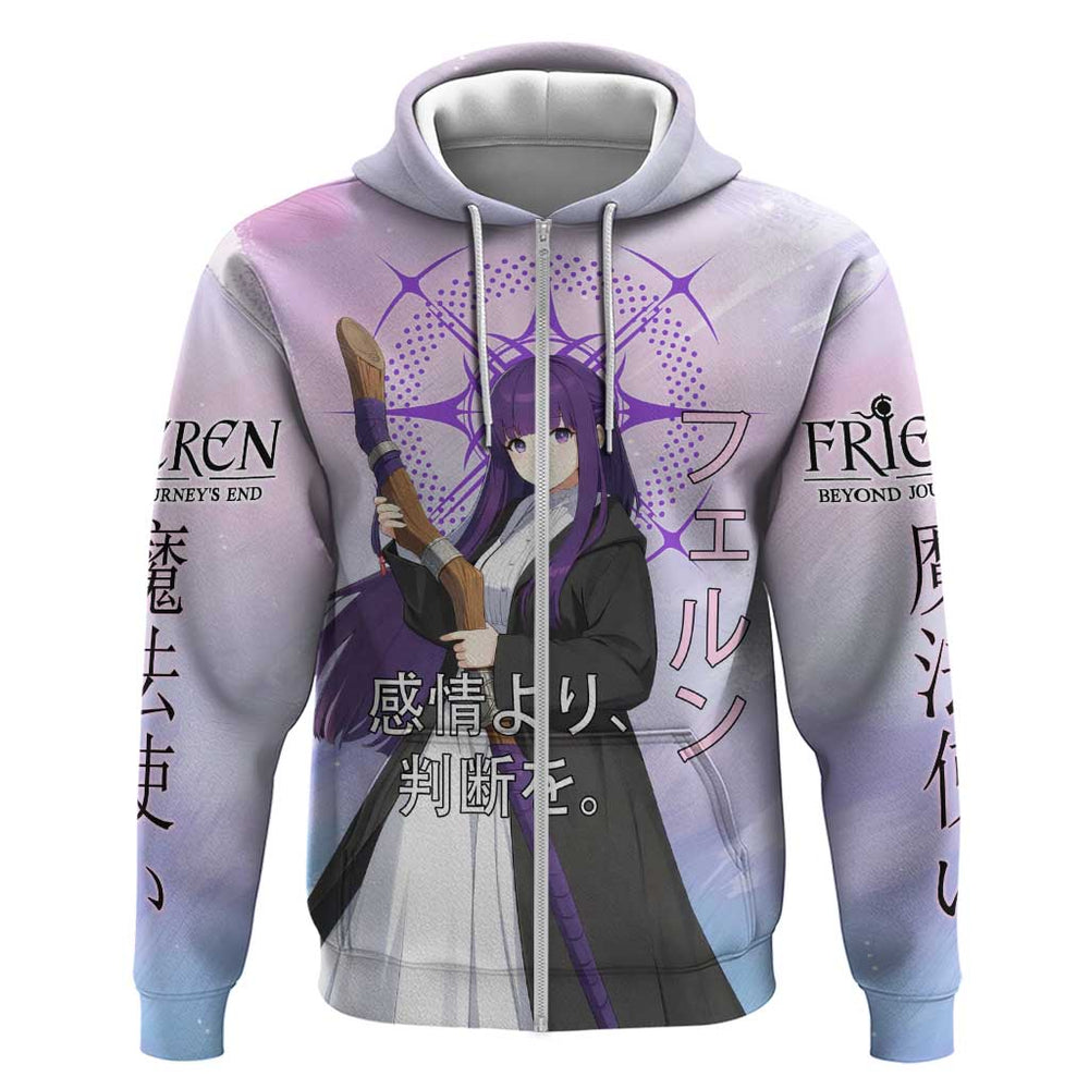 Fern Frieren Beyond Journey s End Hoodie Anime Pastel Aesthetic Fern Frieren Beyond Journey s End Hoodie Anime Pastel Aesthetic