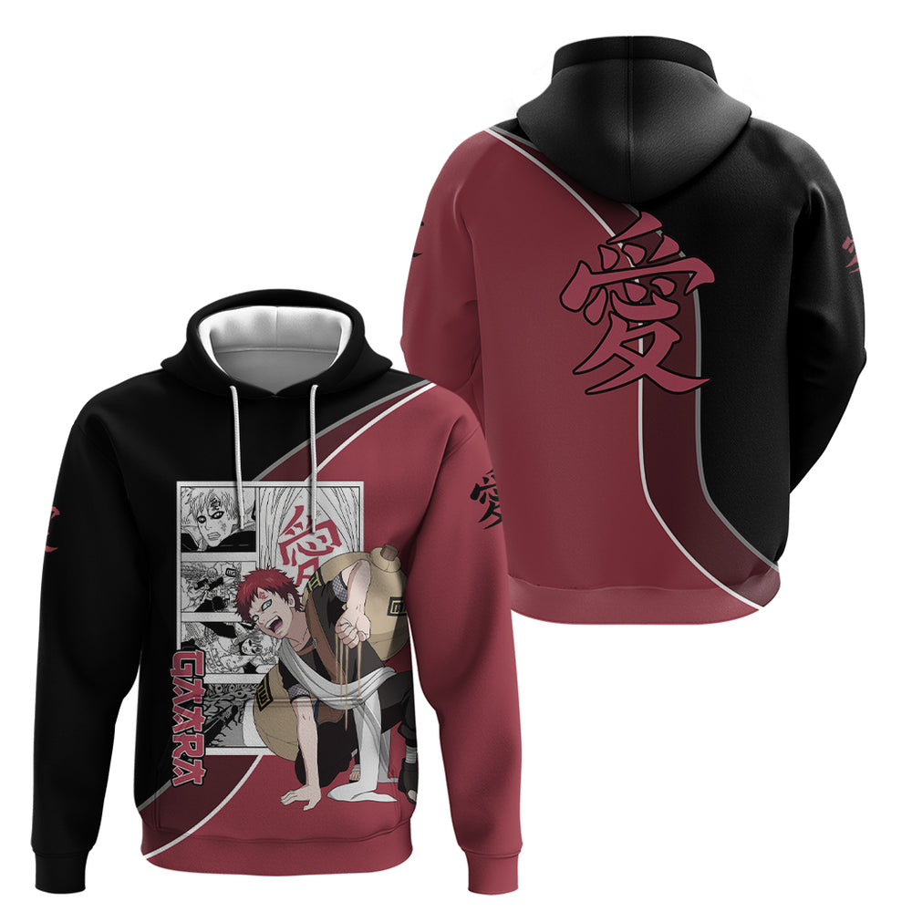 Gaara Hoodie Anime Mix Manga Gaara Hoodie Anime Mix Manga