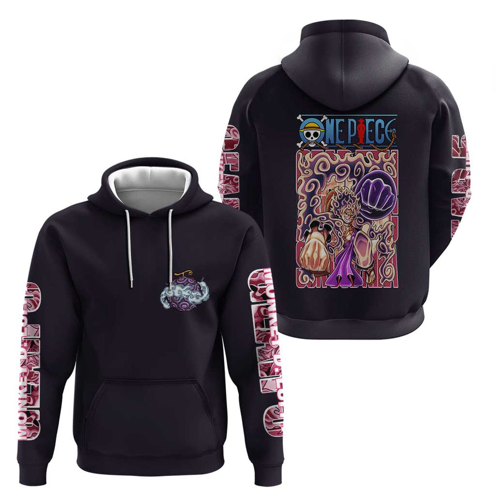Gear 5th Luffy One Piece Hoodie Anime Style Gear 5th Luffy One Piece Hoodie Anime Style