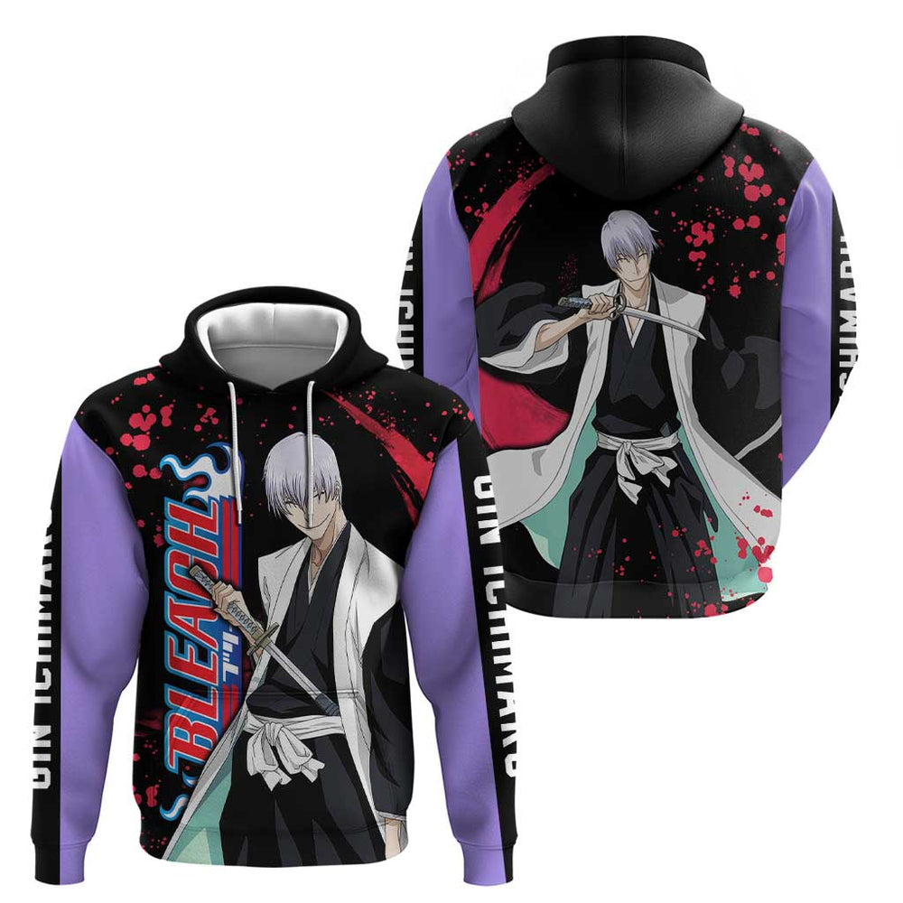 Gin Ichimaru - Bleach Hoodie Anime Style Gin Ichimaru - Bleach Hoodie Anime Style