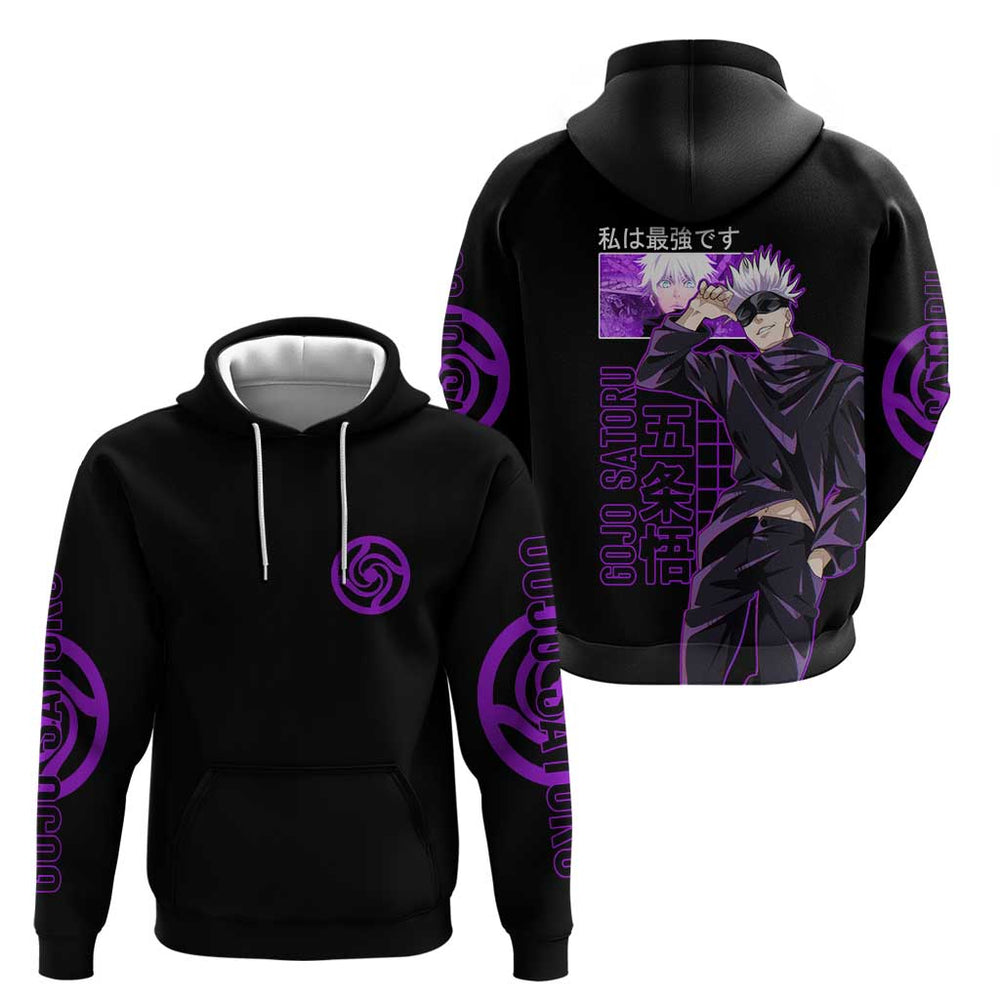 Gojo Satoru Sensei - Jujutsu Kaisen Hoodie Anime Japan Art Style Gojo Satoru Sensei - Jujutsu Kaisen Hoodie Anime Japan Art Style