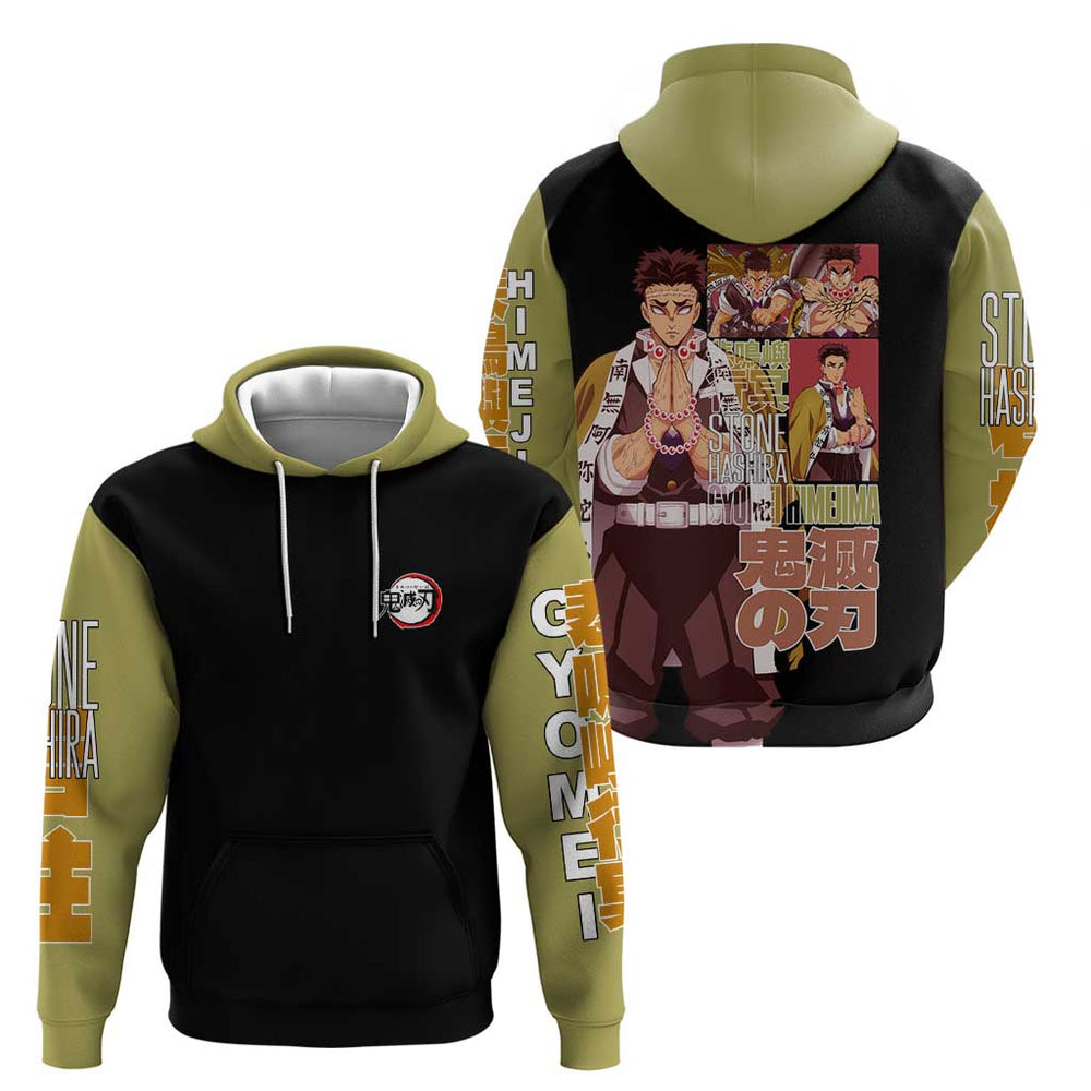 Gyomei Himejima V2 Demon Slayer S Hoodie Japan Anime Style Gyomei Himejima V2 Demon Slayer S Hoodie Japan Anime Style
