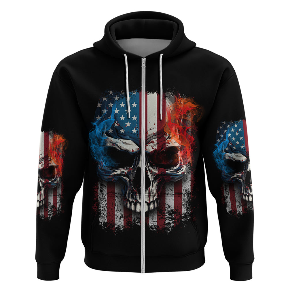 I Have Three Sides Skull Flag Hoodie I Have Three Sides Skull Flag Hoodie
