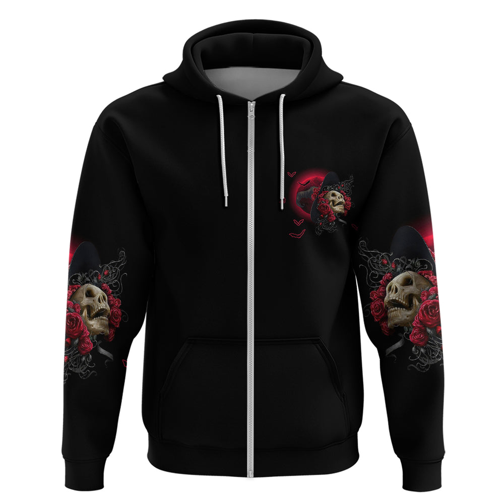 In A World Full Of Princesses Be A Witch Rose Skull Hoodie In A World Full Of Princesses Be A Witch Rose Skull Hoodie