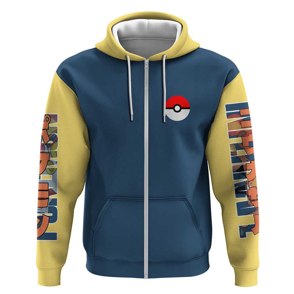 Infernape - Poke Hoodie Anime Style Infernape - Poke Hoodie Anime Style