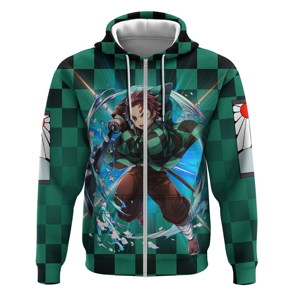 Astral Aura Tanjiro Demon Slayer Hoodie Anime Style Astral Aura Tanjiro Demon Slayer Hoodie Anime Style