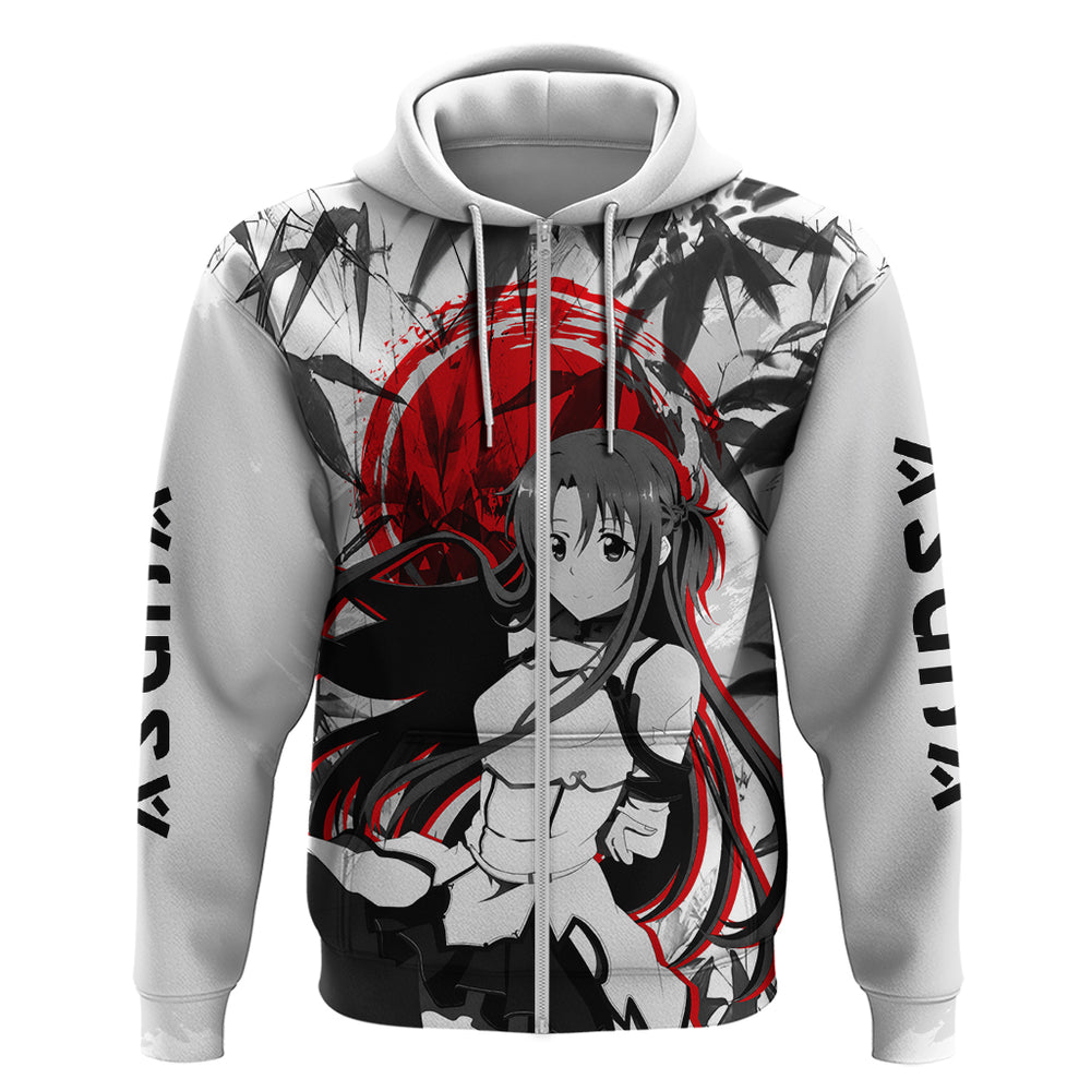 Asuna Hoodie Sword Art Online Anime Japan Style Asuna Hoodie Sword Art Online Anime Japan Style