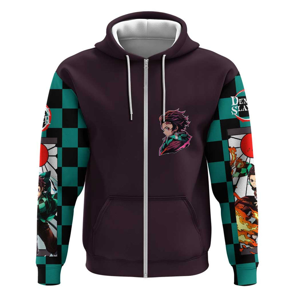 Kamado Tanjiro Demon Slayer Hoodie Anime Style Kamado Tanjiro Demon Slayer Hoodie Anime Style