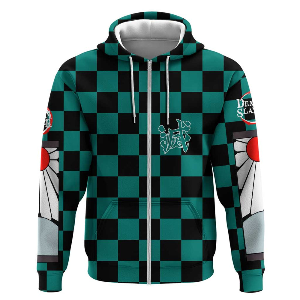 Kamado Tanjiro Haori Demon Slayer Hoodie Anime Style Kamado Tanjiro Haori Demon Slayer Hoodie Anime Style