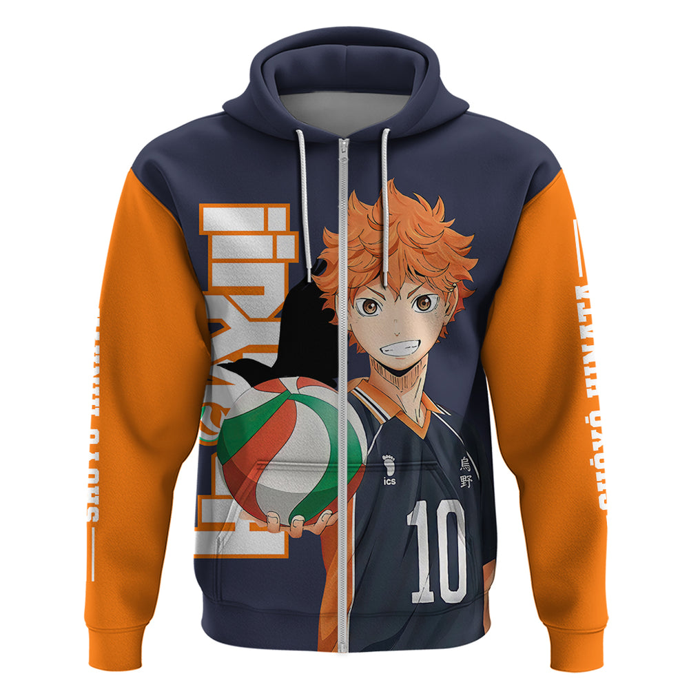 Karasuno Shoyo Hinata Hoodie Karasuno Shoyo Hinata Hoodie