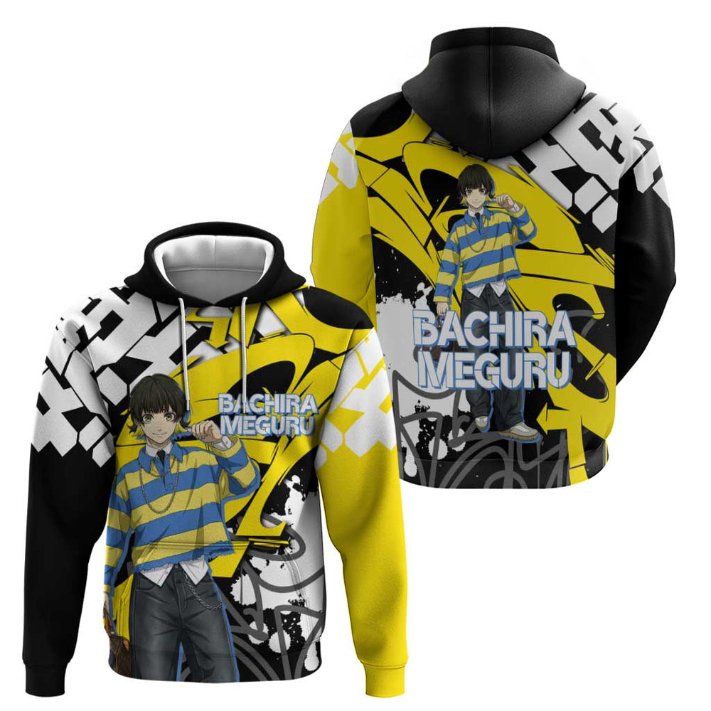 Bachira Meguru Blue Lock Hoodie Graffiti Street Anime Style Bachira Meguru Blue Lock Hoodie Graffiti Street Anime Style