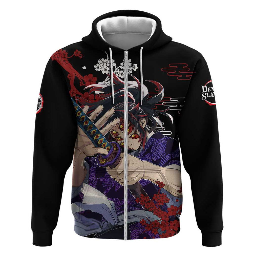 Kokushibo - Demon Slayer Hoodie Anime Japan Style Kokushibo - Demon Slayer Hoodie Anime Japan Style
