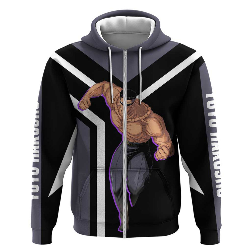 Kurama Yu Yu Hakusho Hoodie with Human Form and Calm Focused Pose Design Kurama Yu Yu Hakusho Hoodie with Human Form and Calm Focused Pose Design