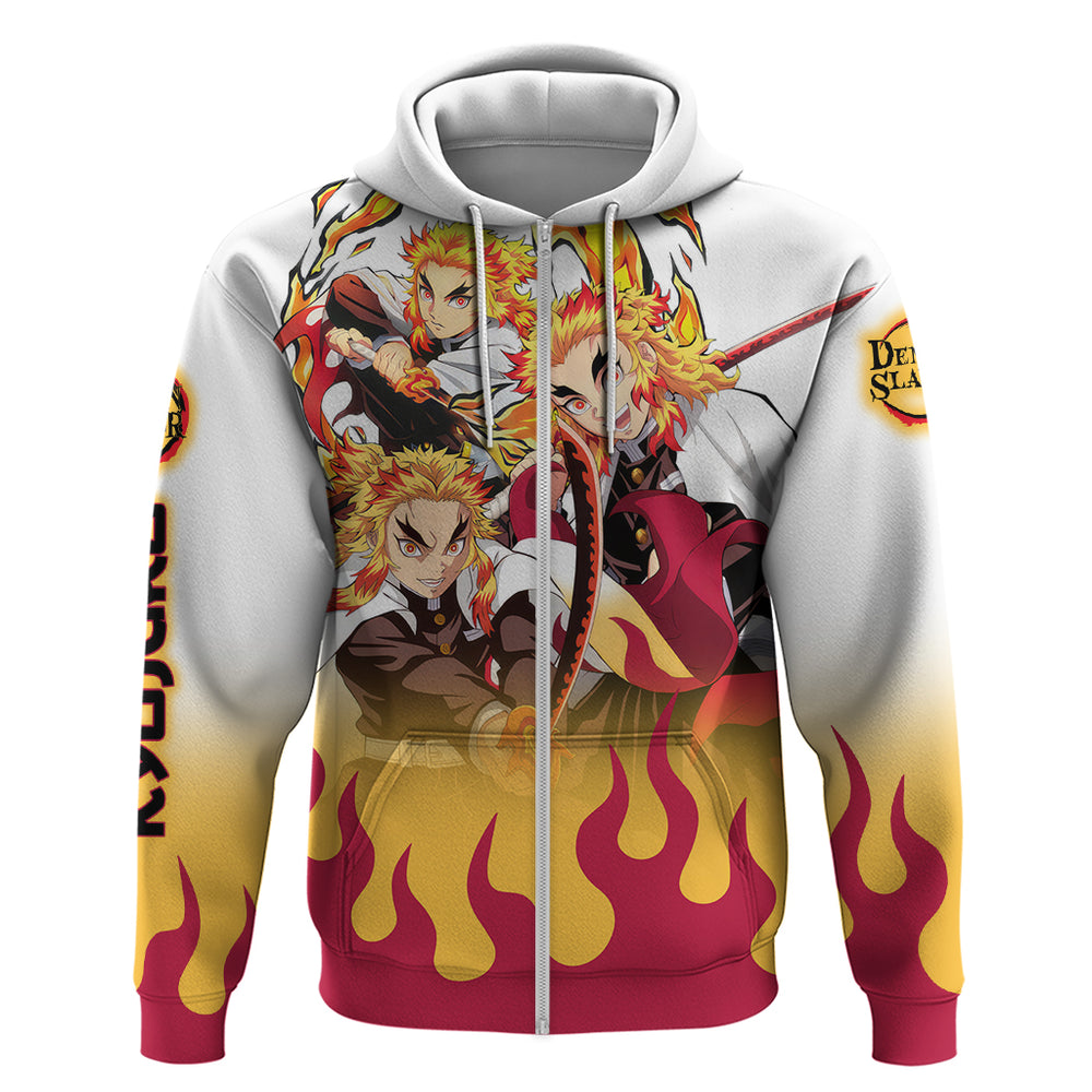 Kyojuro Rengoku - Flame Hashira Anime Hoodie Kyojuro Rengoku - Flame Hashira Anime Hoodie
