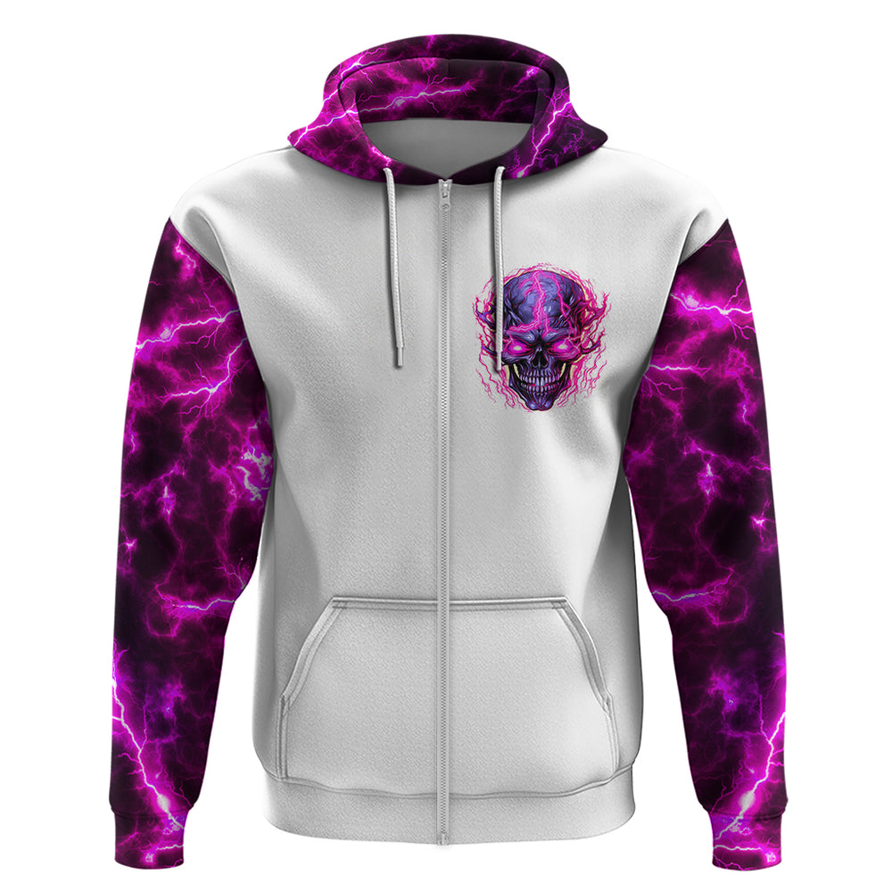 Lighting Skull Hoodie i'm A Grumpy Old Lady Don't Ask Stupid DT01 Lighting Skull Hoodie i'm A Grumpy Old Lady Don't Ask Stupid DT01