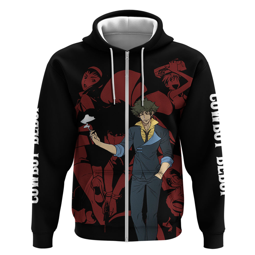 Bebop - Cowboy Bebop Hoodie Anime Mix Manga Style Bebop - Cowboy Bebop Hoodie Anime Mix Manga Style